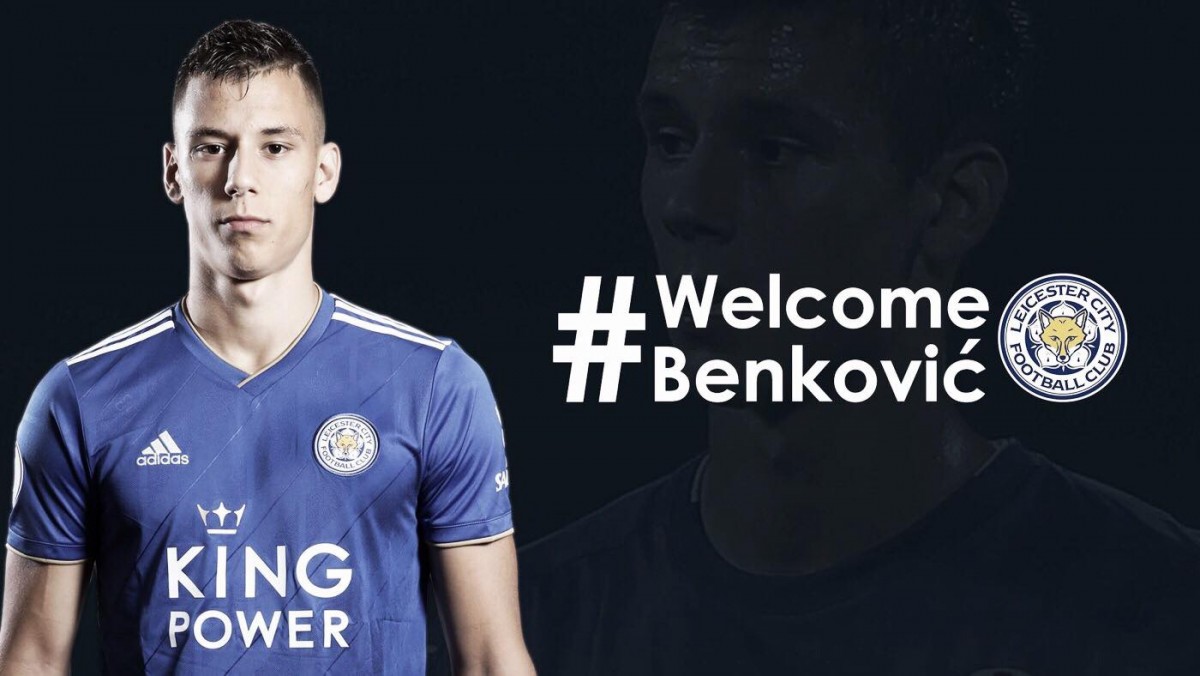 Leicester City anuncia Filip Benkovic como novo reforço, com contrato de cinco temporadas Leicester City anuncia Filip Benkovic como novo reforço, com contrato de cinco temporadas