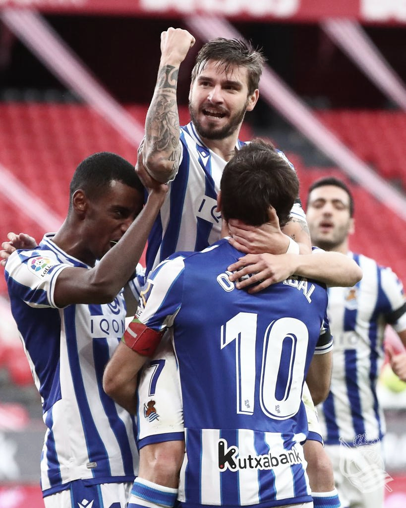La Real sale victoriosa de un derbi sin mucha incertidumbre La Real sale victoriosa de un derbi sin mucha incertidumbre