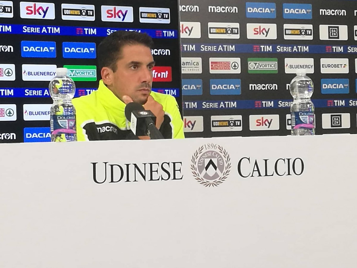 Udinese - Velazquez: "Sul mercato fatto ciò che necessario, contro il Parma servirà il massimo dell'intensità"
