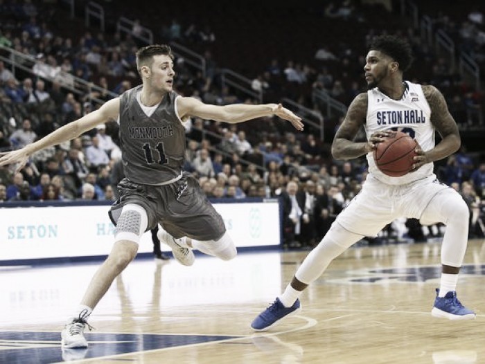 NCCA Basketball: Seton Hall dominate Monmouth Hawks in 75-65 win