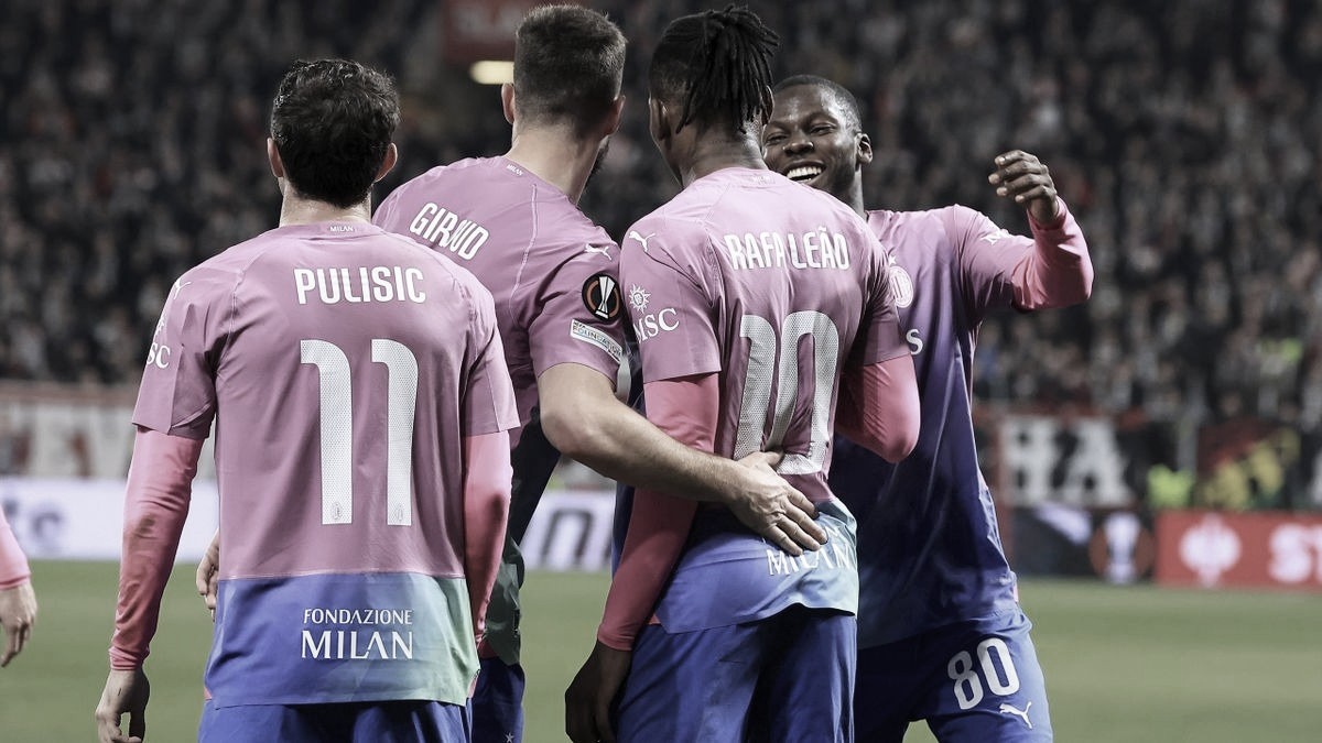 Milan vence Slavia Praga e avança às quartas de final da Europa League