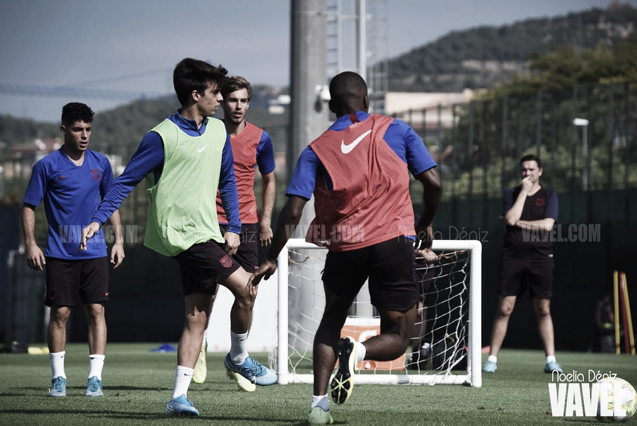 El filial se ejercita sin sus internacionales de cara a recibir al Orihuela Club de Fútbol El filial se ejercita sin sus internacionales de cara a recibir al Orihuela Club de Fútbol