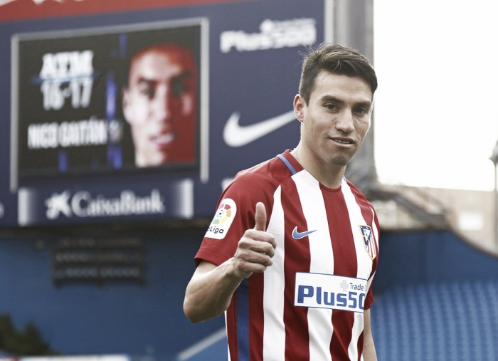 Gaitán: “Venir al Atlético es un regalo que me ha dado el fútbol”