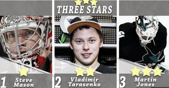 Las tres estrellas de la semana en la NHL: Mason, Tarasenko y Jones