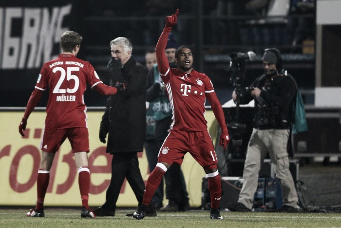 Bundesliga, al Bayern basta un gioiello di Douglas Costa: Darmstadt battuto a domicilio
