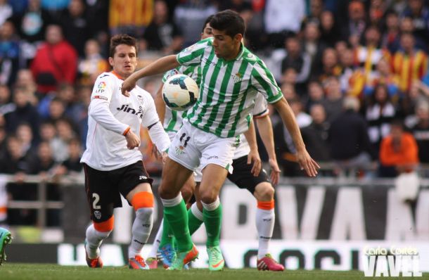 Valencia - Real Betis: puntuaciones del Betis, jornada 23 de la liga BBVA