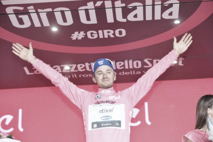 Gianluca Brambilla ganó y se viste de rosa