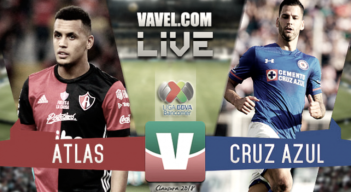 Resultado y goles del Atlas 2-1 Cruz Azul en Liga MX 2018 Resultado y goles del Atlas 2-1 Cruz Azul en Liga MX 2018