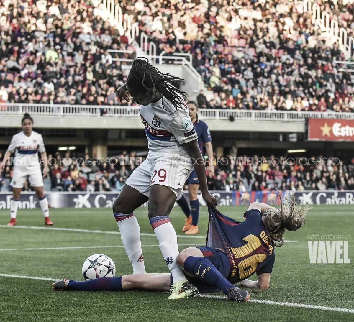 Fotos e imágenes del partido FC Barcelona 0-1 Olympique de Lyon, cuartos de final de la Women's Champions League