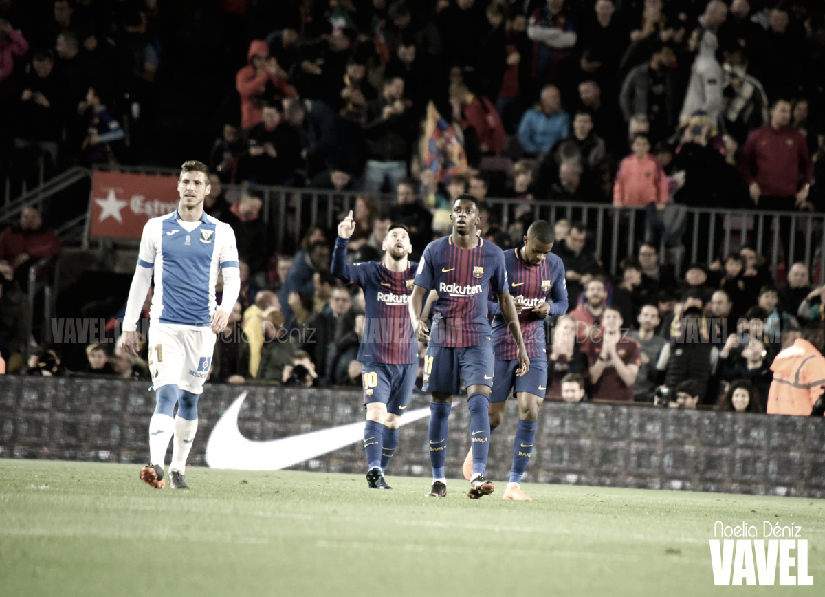 Fotos e imágenes del partido FC Barcelona 3-1 Leganés, jornada 31 de LaLiga Santander 2018