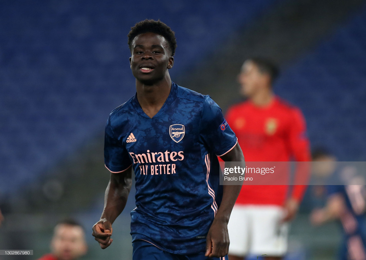 Benfica 1-1 Arsenal: Bukayo Saka scores to put Arsenal in the ascendancy on a frustrating night