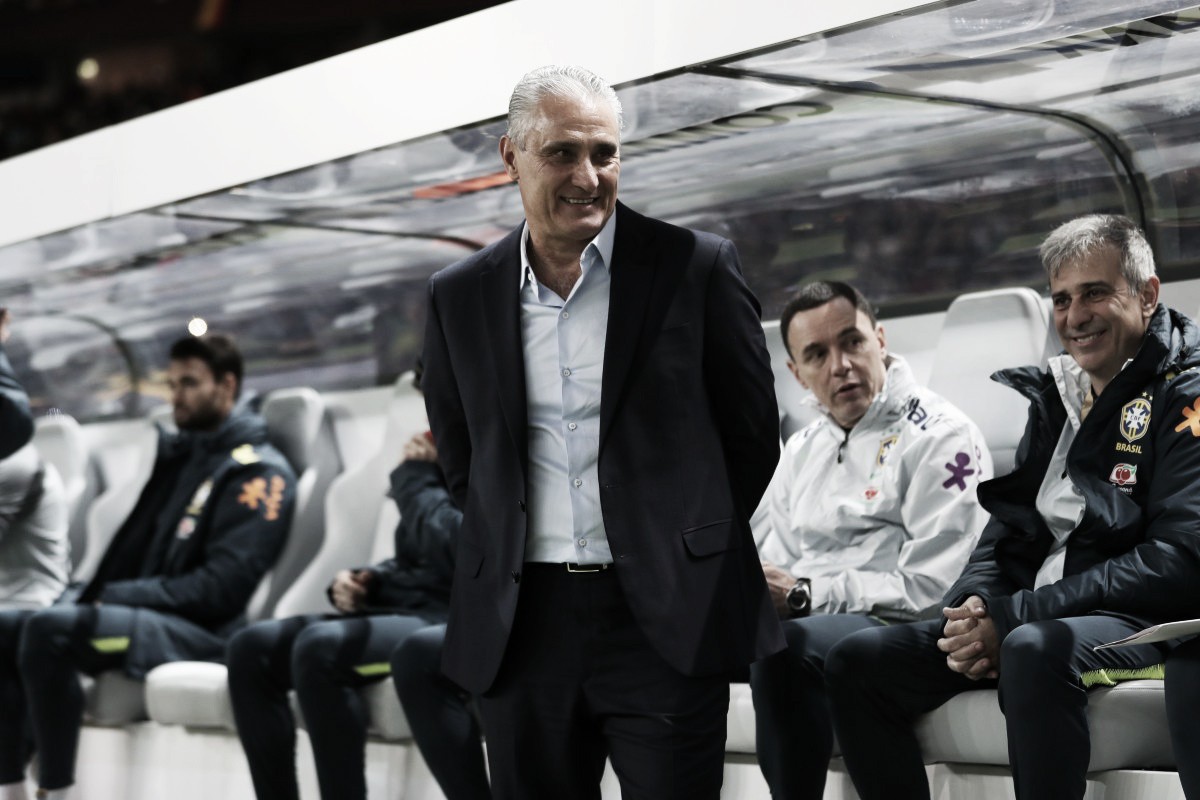 Tite destaca Brasil sem Neymar e diz que jogo contra Alemanha resgata orgulho Tite destaca Brasil sem Neymar e diz que jogo contra Alemanha resgata orgulho
