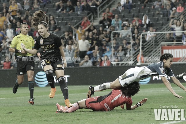 Espera Katty Martínez que Tigres repita la historia en el BBVA Espera Katty Martínez que Tigres repita la historia en el BBVA