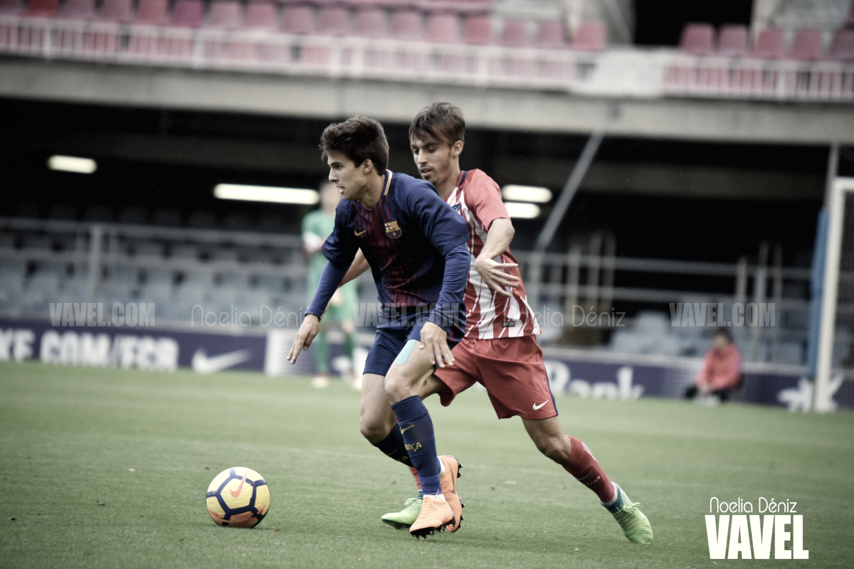 Fotos e imágenes del partido FC Barcelona 1-3 Atlético de Madrid en la vuelta de los cuartos de final de la Copa del Rey Juvenil 2018
