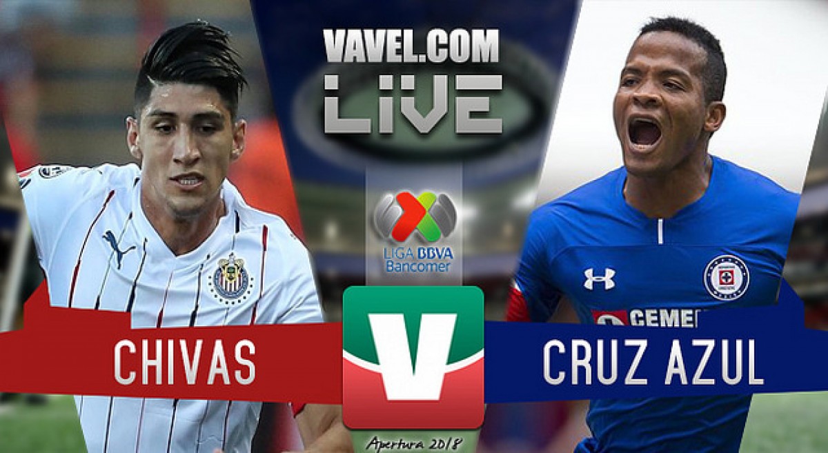 Guadalajara vs Cruz Azul en vivo Online en Liga Mx 2018. Noticias en tiempo real