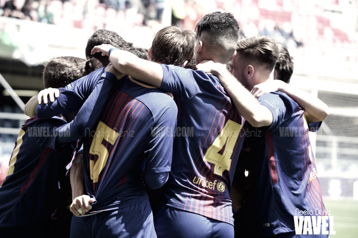 Fotos e imágenes del partido FC Barcelona 3-1 Real Betis en la ida de los octavos de final de la Copa del Rey Juvenil 2018