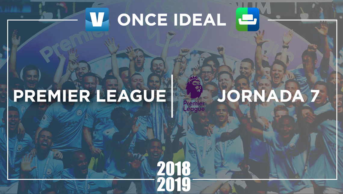 Once ideal SofaScore, jornada 7 Premier League 2018/19