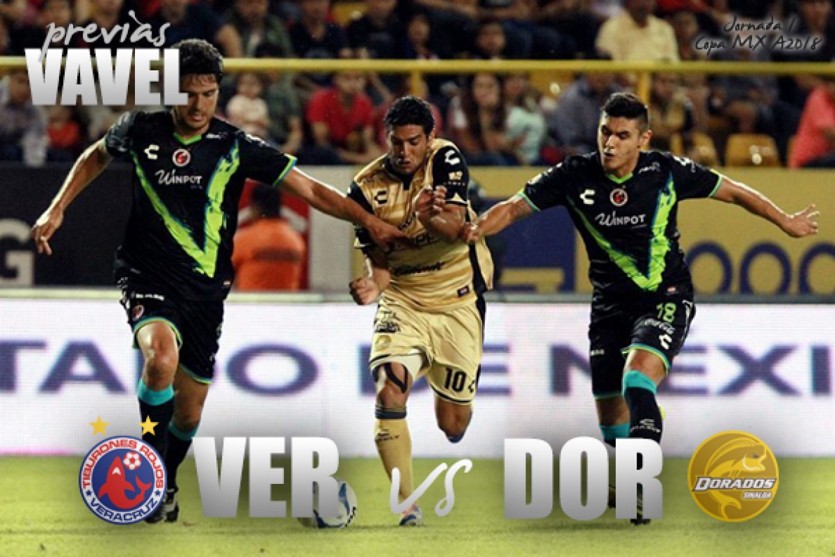 Previa Veracruz - Dorados: a mejorar en ánimo en la Copa. Noticias en tiempo real