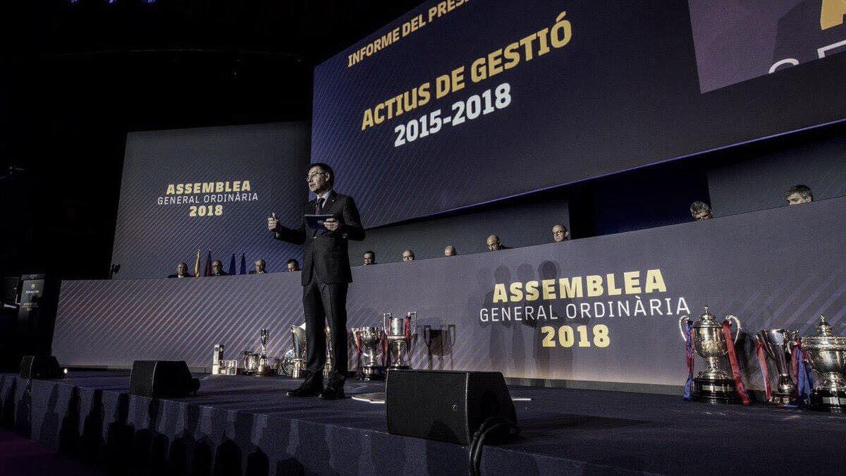 La Asamblea General 2018 del Barça