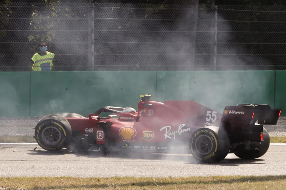 GP Italia Libres 2 - Fatal accidente de Carlos Sainz
