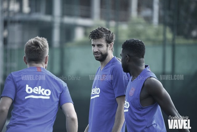 Sesión matutina en 'Can Barça' con cinco jugadores del filial Sesión matutina en 'Can Barça' con cinco jugadores del filial