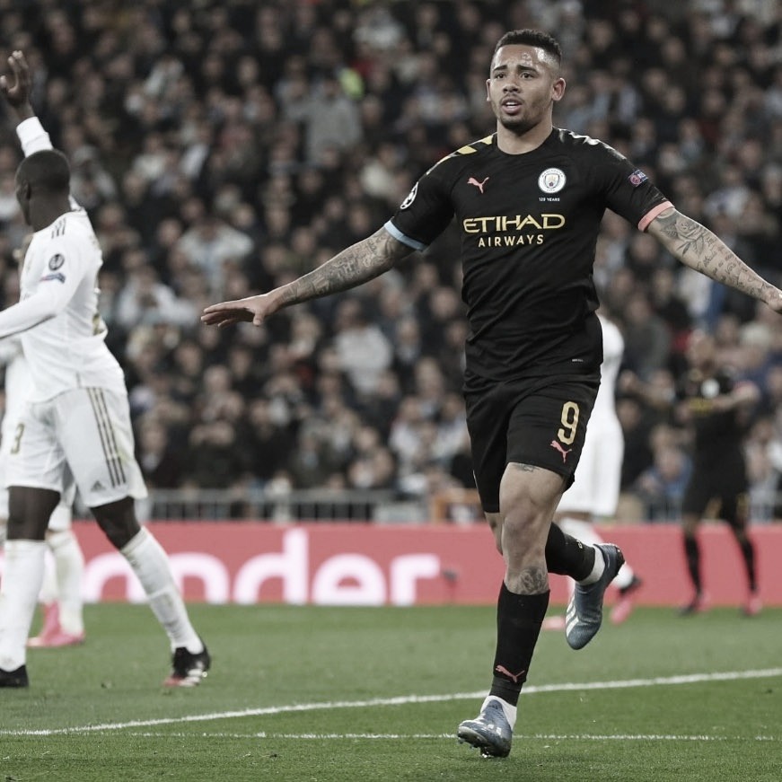 Intensidade sem a bola de Jesus é a melhor entre todos os centroavantes, diz Guardiola Intensidade sem a bola de Jesus é a melhor entre todos os centroavantes, diz Guardiola