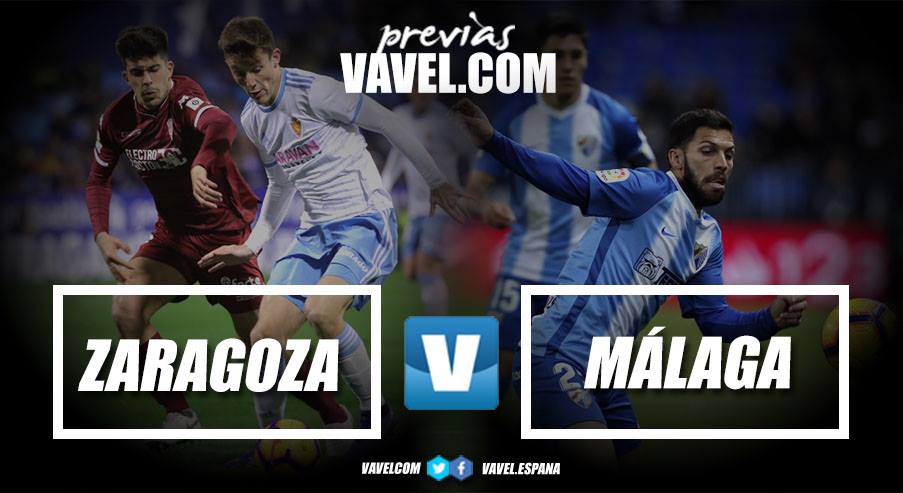 Previa Real Zaragoza - Málaga CF: duelo de Primera en Segunda División
