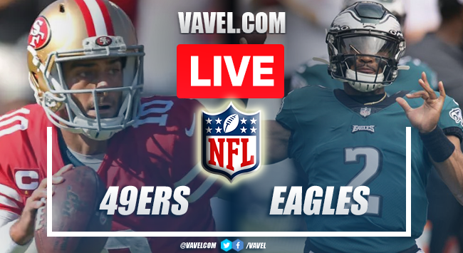 eagles vs 49ers game live