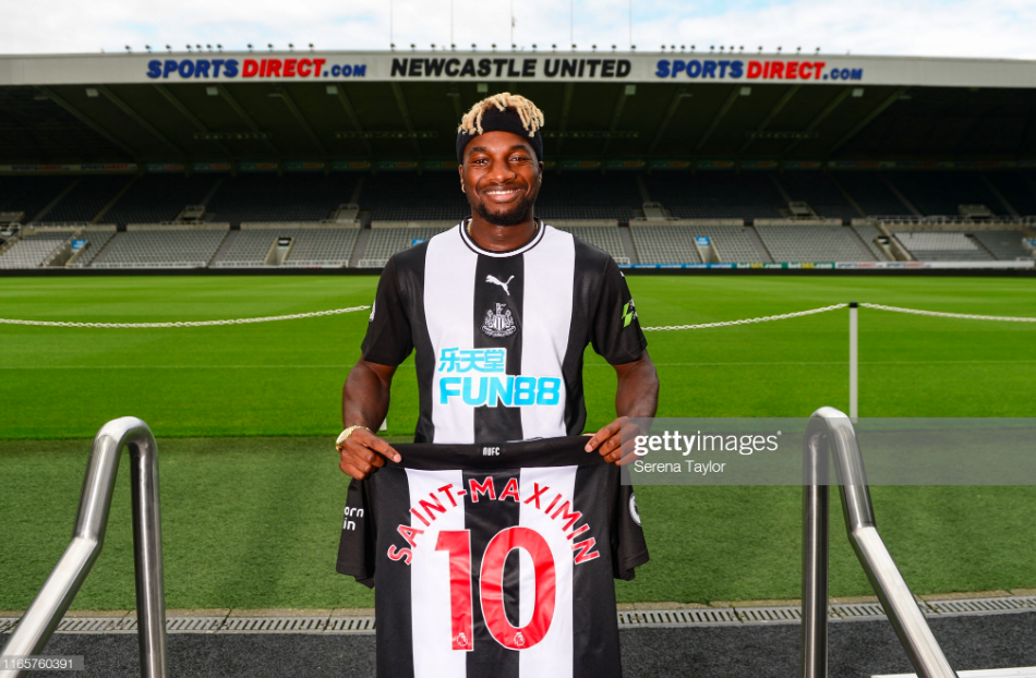 Newcastle bring in Saint-Maximin from Nice on a six-year deal