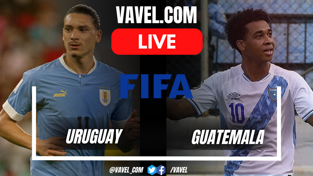 Uruguay vs Guatemala LIVE Score Updates (1-1) | September 1, 2024