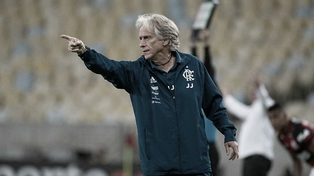 Satisfeito, Jorge Jesus faz contagem regressiva para título do Flamengo no Carioca Satisfeito, Jorge Jesus faz contagem regressiva para título do Flamengo no Carioca