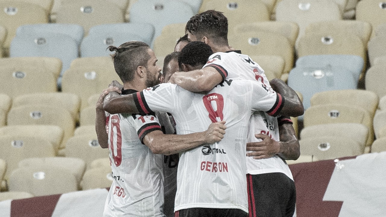 Domènec vê evolução do Flamengo após quarta vitória seguida: "Temos um time ideal" Domènec vê evolução do Flamengo após quarta vitória seguida: "Temos um time ideal"