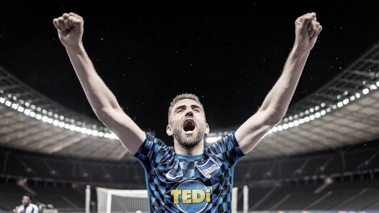 Ibisevic exalta postura do Hertha Berlin com retorno da Bundesliga: "Coisas estão melhorando" Ibisevic exalta postura do Hertha Berlin com retorno da Bundesliga: "Coisas estão melhorando"