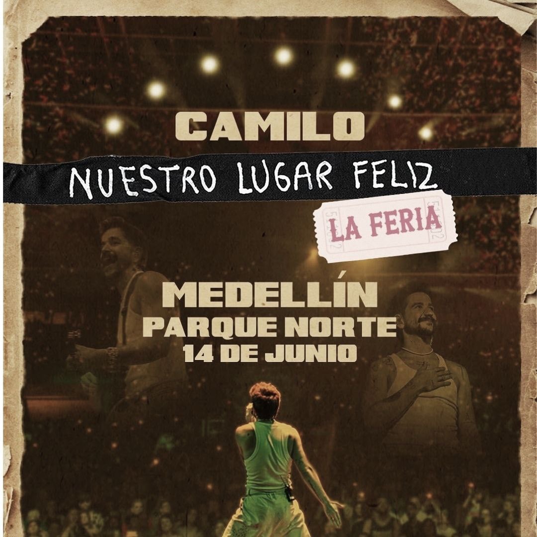 Camilo se despide de su gira Nuestro Lugar Feliz Tour en Colombia