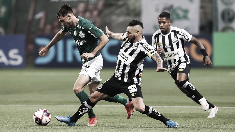 Buscando se manter líder, Palmeiras faz clássico contra Santos pelo Brasileirão