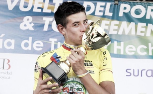 Julián Cardona se coronó campeón de la Vuelta Porvenir juvenil