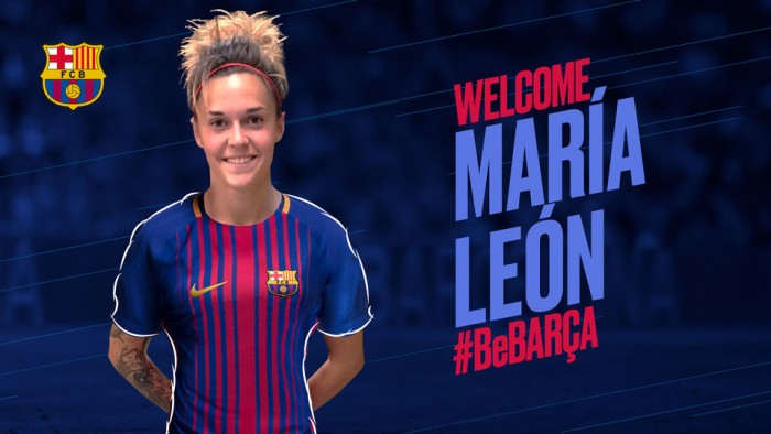 'Mapi' León, nueva jugadora del Barcelona 'Mapi' León, nueva jugadora del Barcelona