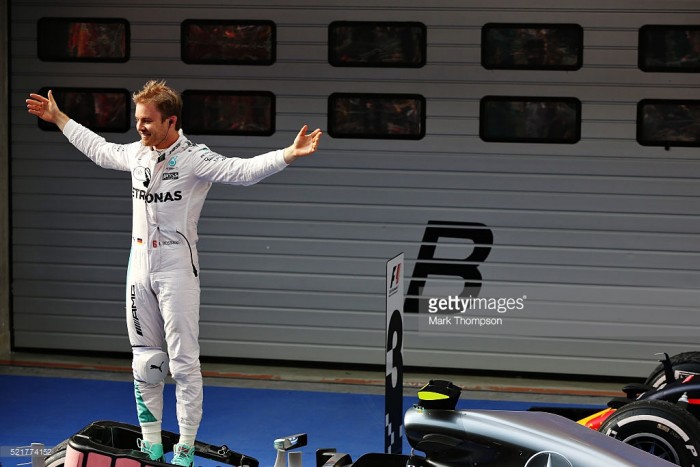 Formula 1: E vão três em três para Nico Rosberg!
