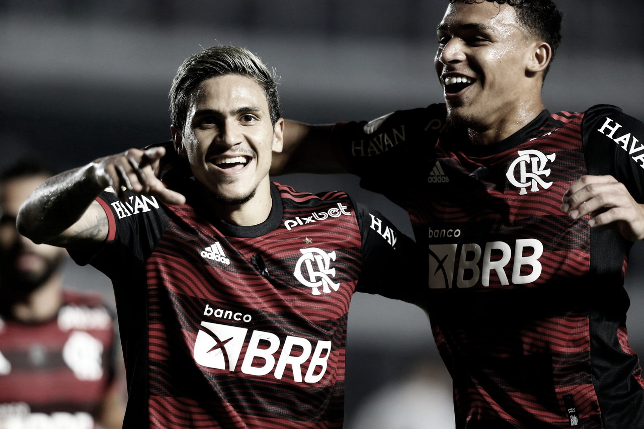 Flamengo bate Santos na Vila Belmiro e conquista terceira vitória sob o comando de Dorival Júnior