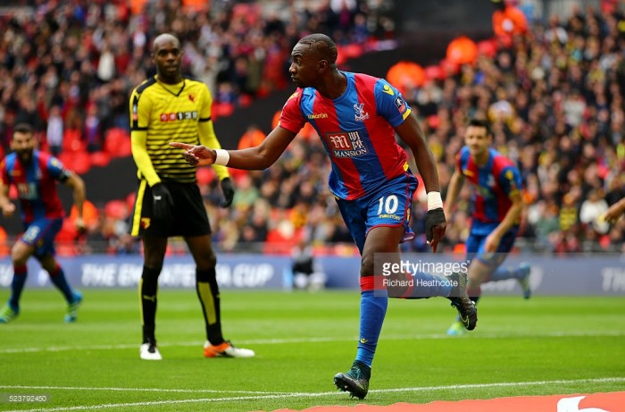 Troy Deeney misses from three yards against Crystal Palace Troy Deeney misses from three yards against Crystal Palace