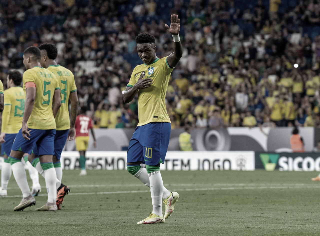 Melhores momentos Brasil 4 x 1 Guiné – amistoso na Espanha