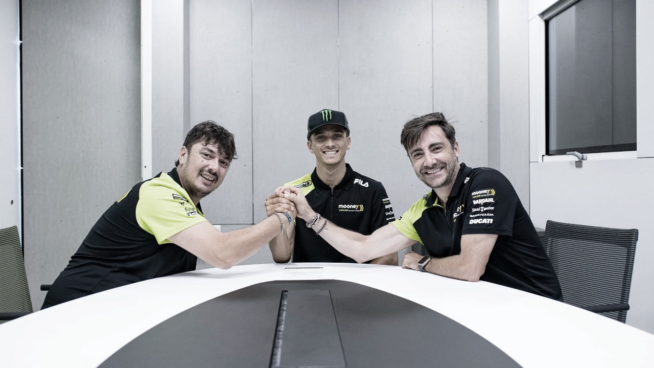 Luca Marini renueva con el Mooney VR46 Racing Team para 2024