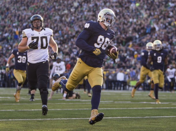 Notre Dame Fighting Irish Take Down Wake Forest Demon Deacons 28-7