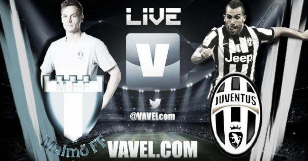 Diretta Malmoe - Juventus, risultato partita Champions League live