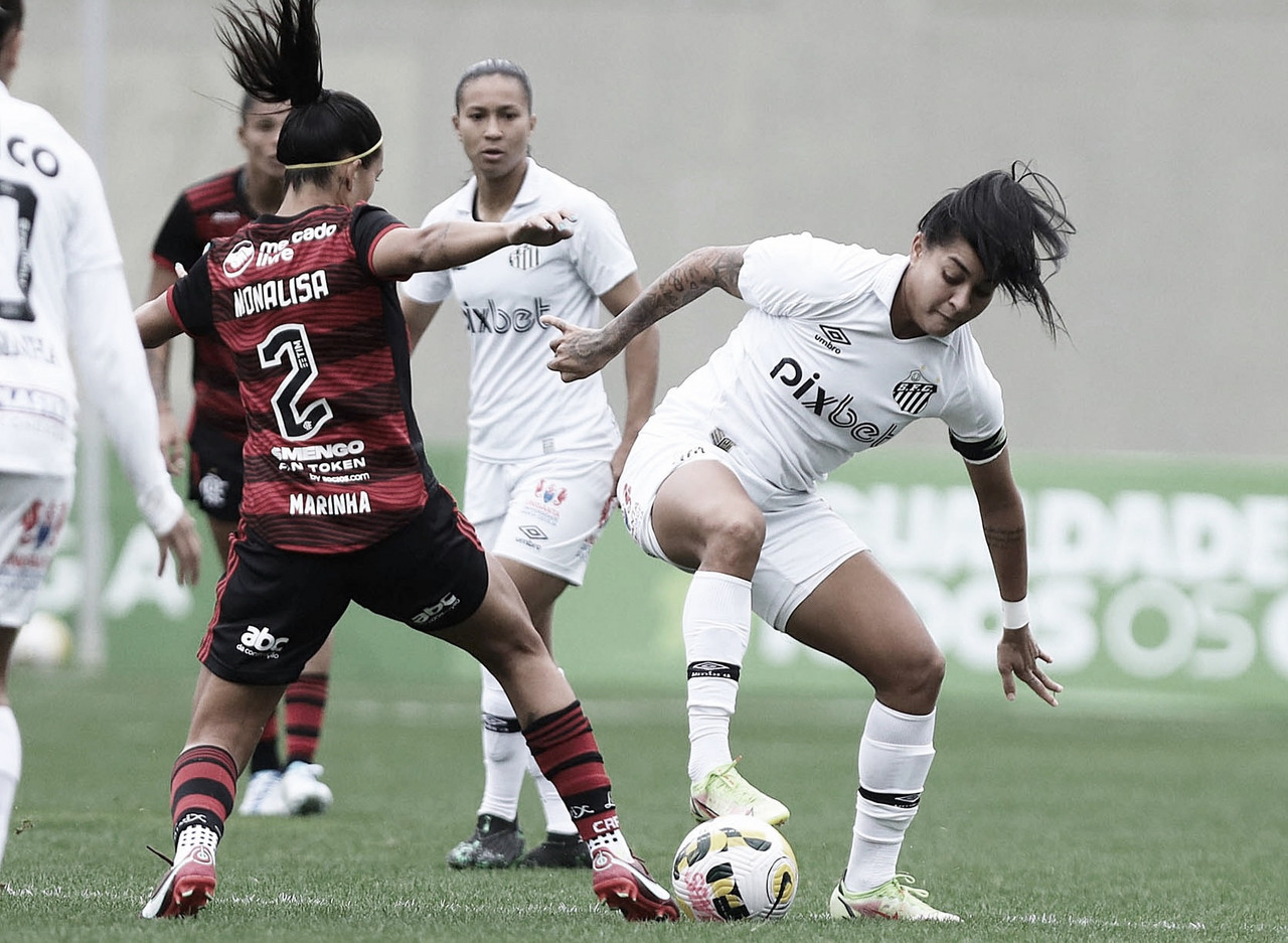 Gols e melhores momentos de Santos x Flamengo pelo Brasileirão Feminino (3-0)
