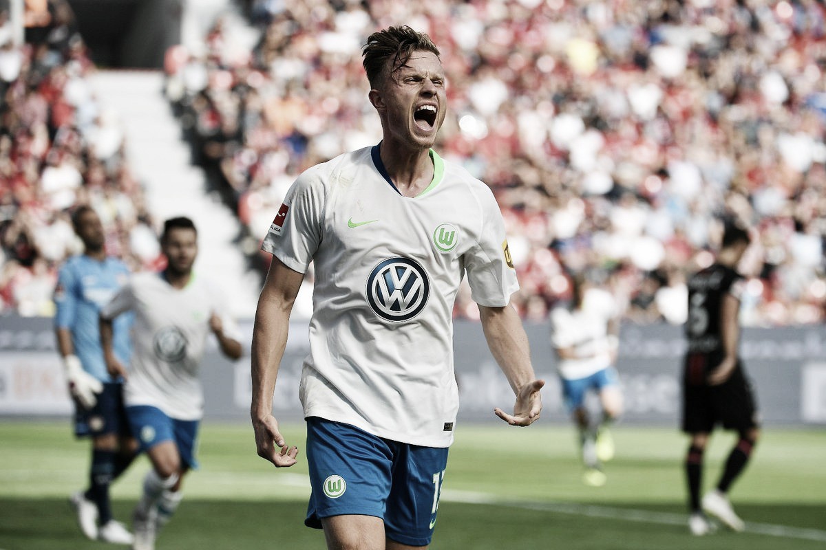 Wolfsburg bate Bayer Leverkusen de virada e segue com 100% na Bundesliga Wolfsburg bate Bayer Leverkusen de virada e segue com 100% na Bundesliga