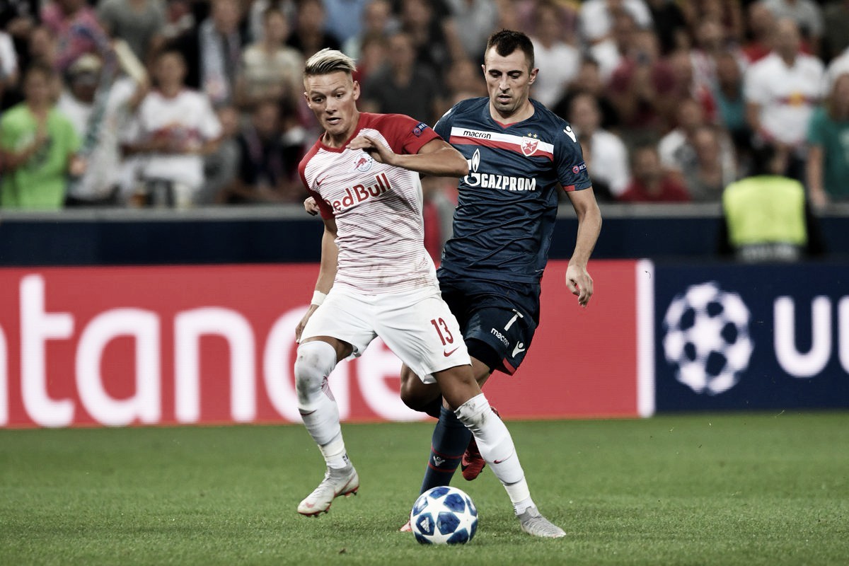 Em jogo alucinante, Estrela Vermelha empata contra RB Salzburg e retorna à UCL após 27 anos Em jogo alucinante, Estrela Vermelha empata contra RB Salzburg e retorna à UCL após 27 anos