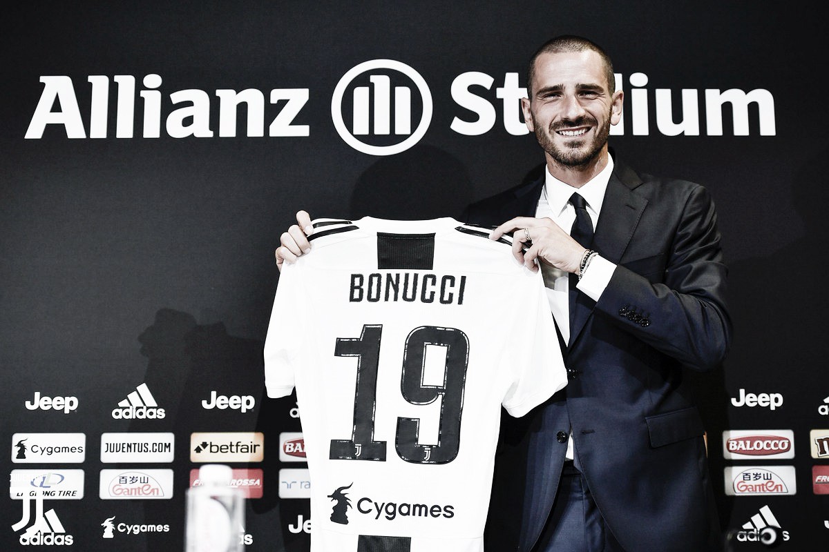 Em apresentação na Juventus, Bonucci explica acerto com Milan: "Aceitei num momento de raiva"