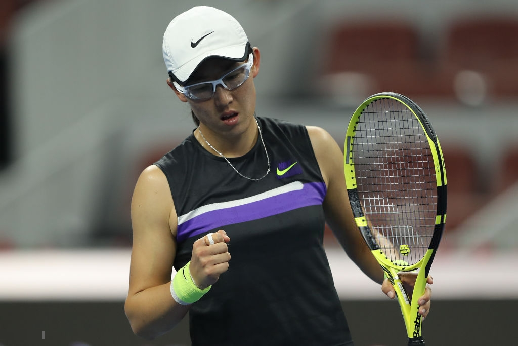 Zheng Saisai receives a wildcard into the WTA Elite Trophy