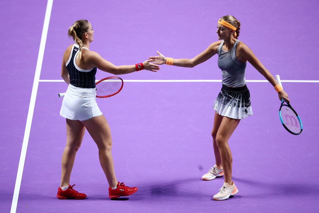 WTA Finals: Defending champions Babos and Mladenovic off to fantastic start